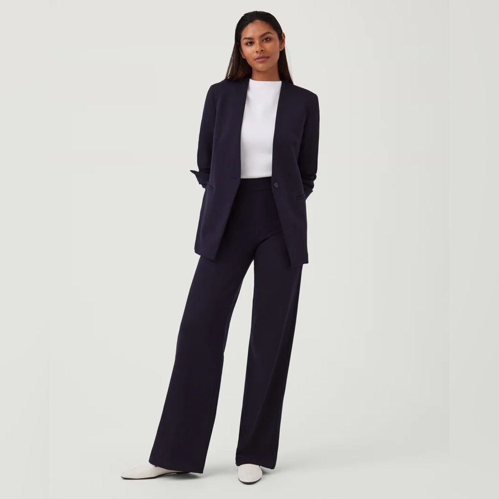 🌸 SPANX 20385 The Perfect Pant, Wide Leg - Navy